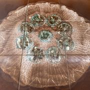 Coffee table in wood and ceramic attributed to Juliette Belarti alias Julien de Covemaeker
