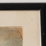 Orientalist watercolor, animated landscape, Mediterranean port