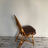 Bamboo and rattan chairs circa 60/70 from maison drucker