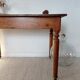 Mahogany side table with turned legs, antique, 19th century.