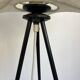 Rare cocoon tripod floor lamp