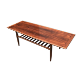 Table basse danoise palissandre par Grete Jalk à Glostrup années 1960