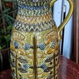 Antique large West Germany ceramic pitcher