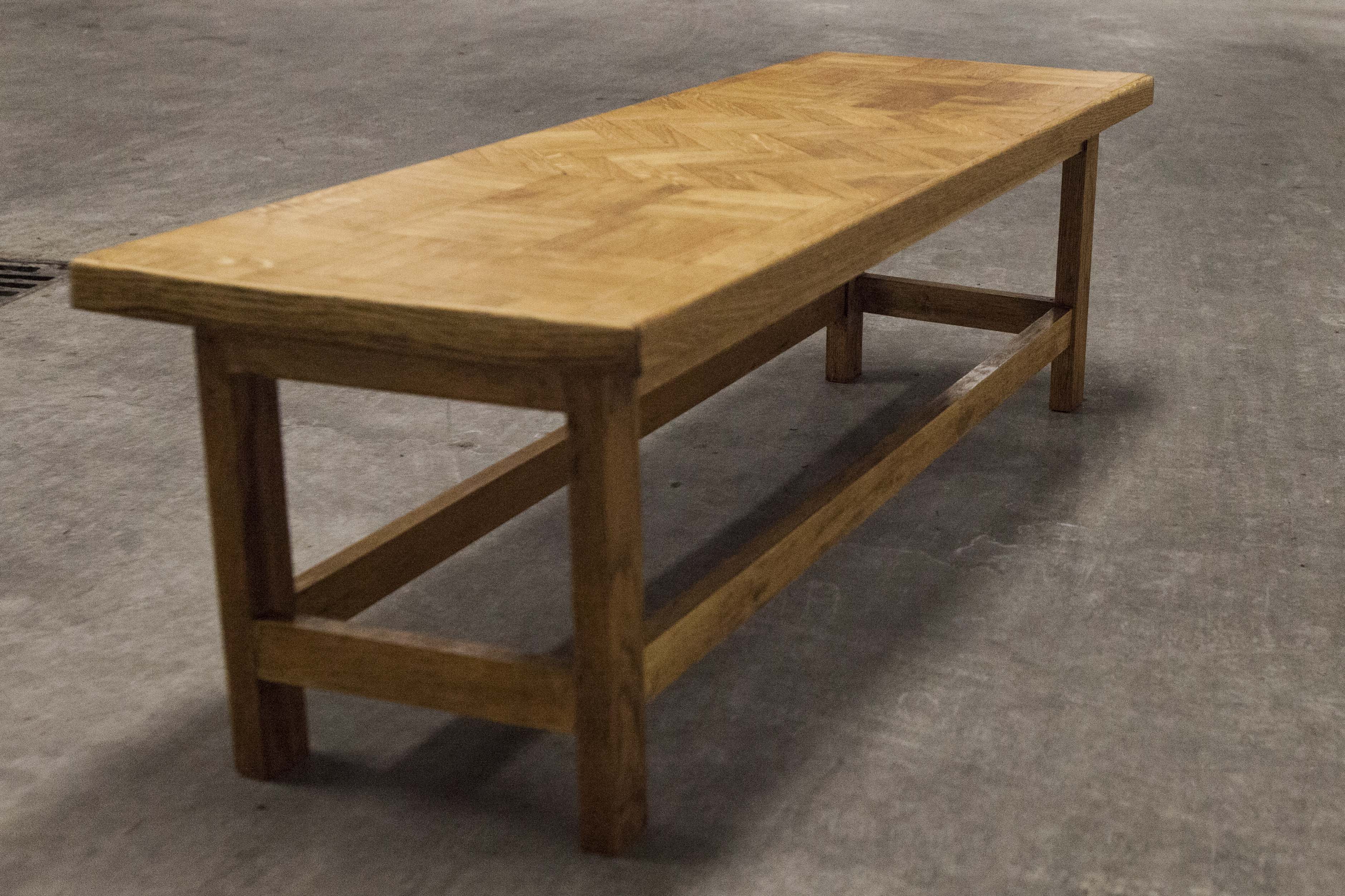 1960 handcrafted bench