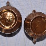 Pair of pitchers in Jersey earthenware