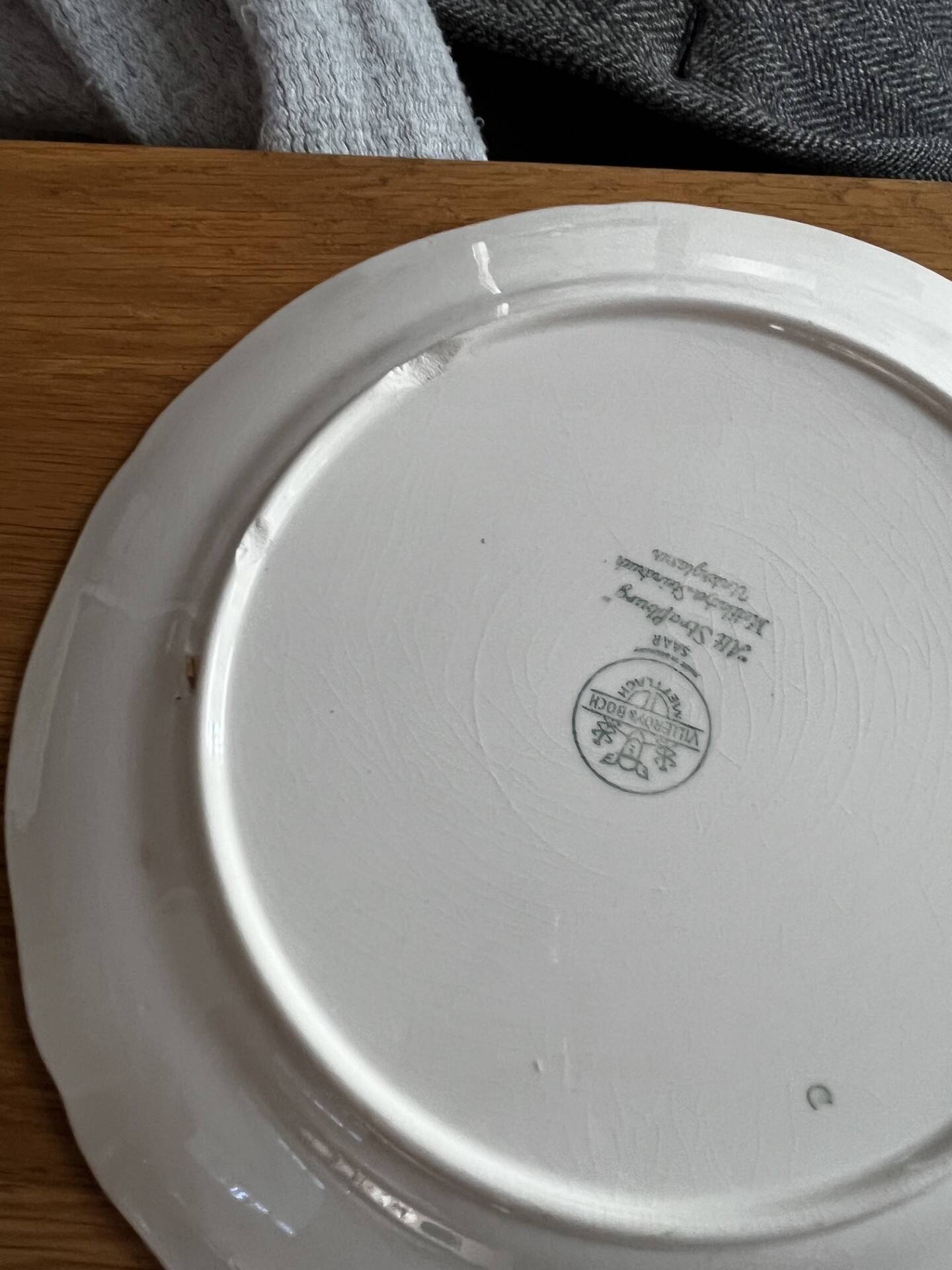 6 assiettes vintage Villeroy et Boch