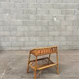 Bout de canapé rotin