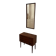 Commode et miroir danois en palissandre des années 1950