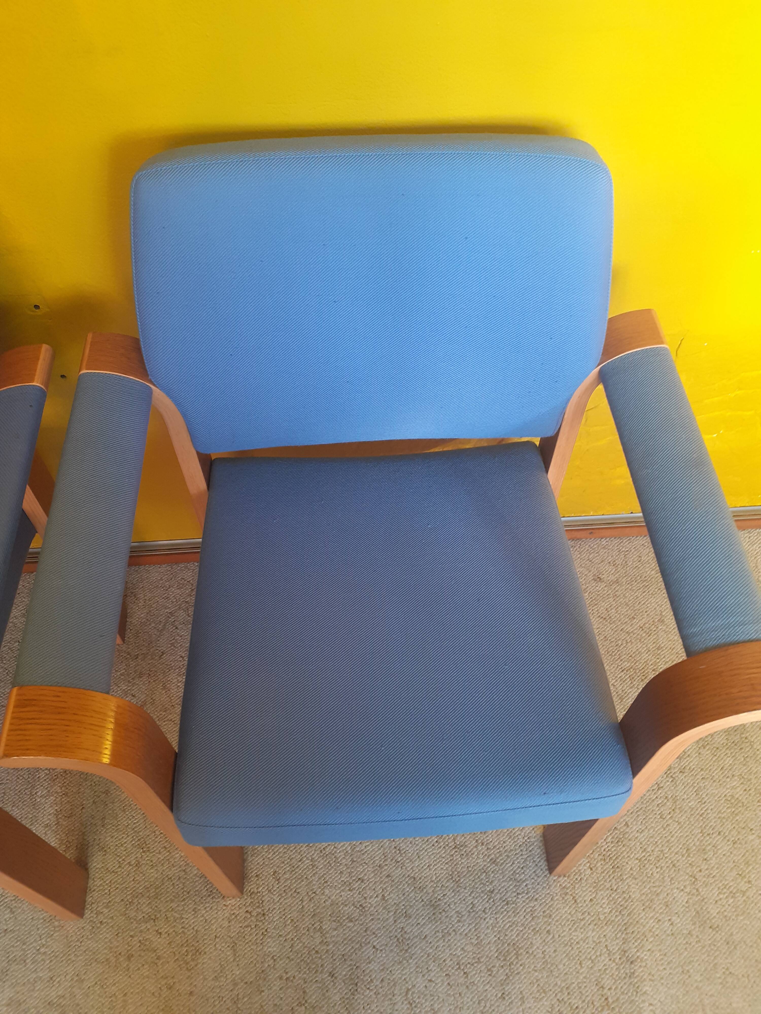 Pair of Danish armchairs, design Thygesen and Sorensen, edition Magnus Olesen