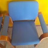 Pair of Danish armchairs, design Thygesen and Sorensen, edition Magnus Olesen