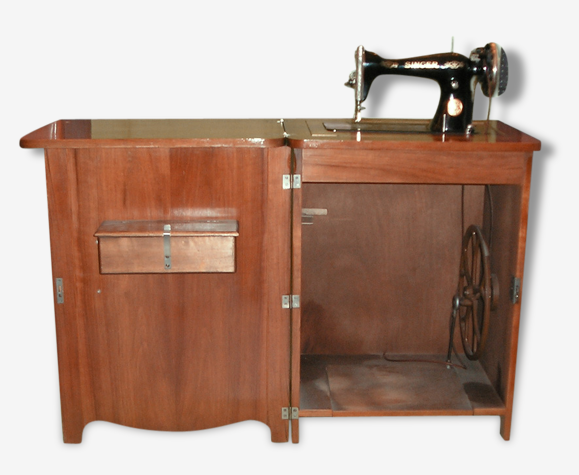 Ancien meuble machine à coudre singer 1931 | Selency