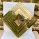 Wall lamp or ceiling lamp pyramidal , modernist constructivist