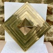 Applique murale ou plafonnier pyramidal, moderniste constructiviste