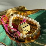 Shell-shaped ashtray and pocket tray Limoges France