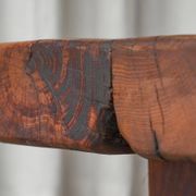 Table basse brutaliste en chêne massif - années 20