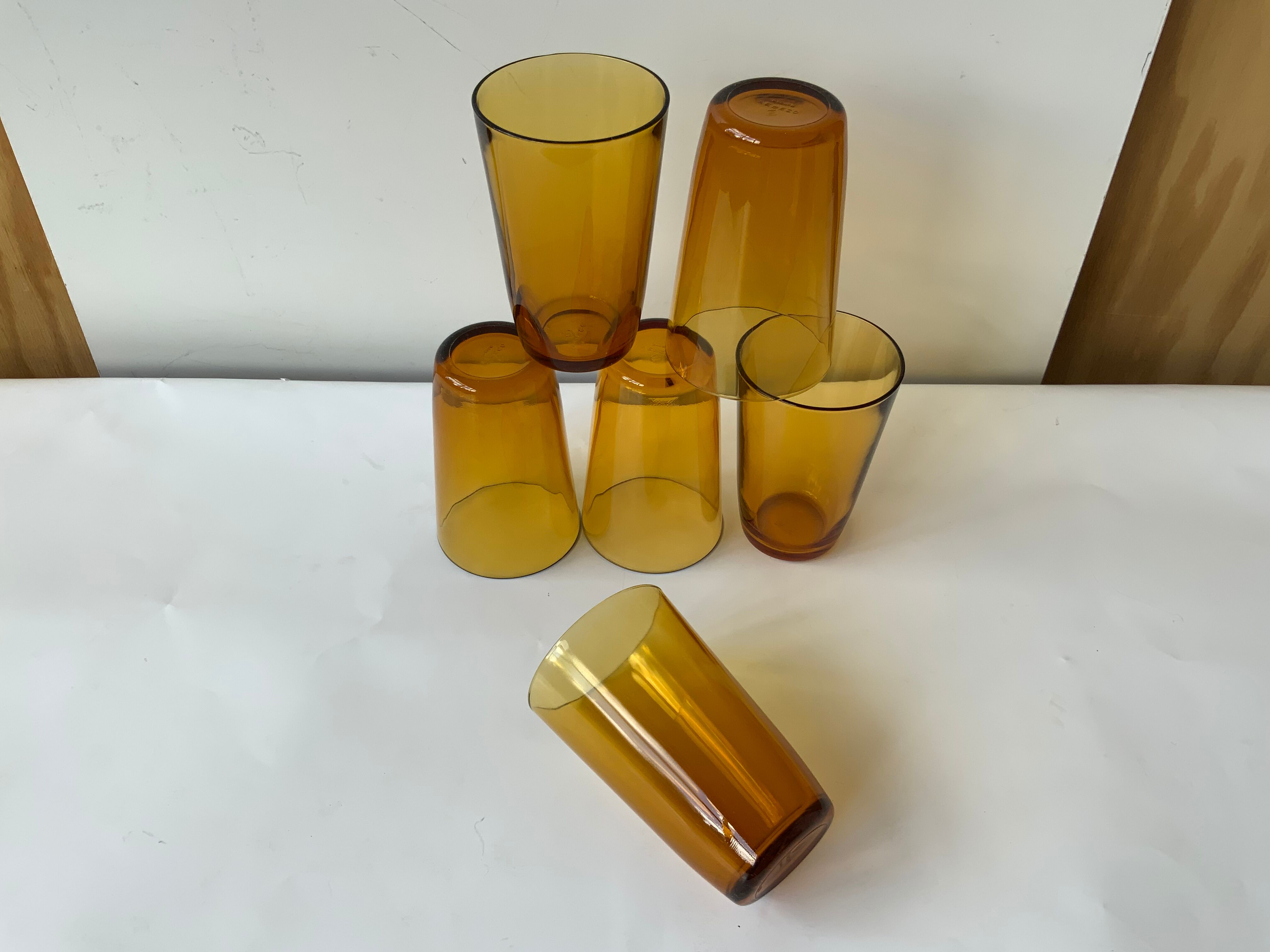 Verres ambrés