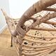 Chaise design en osier