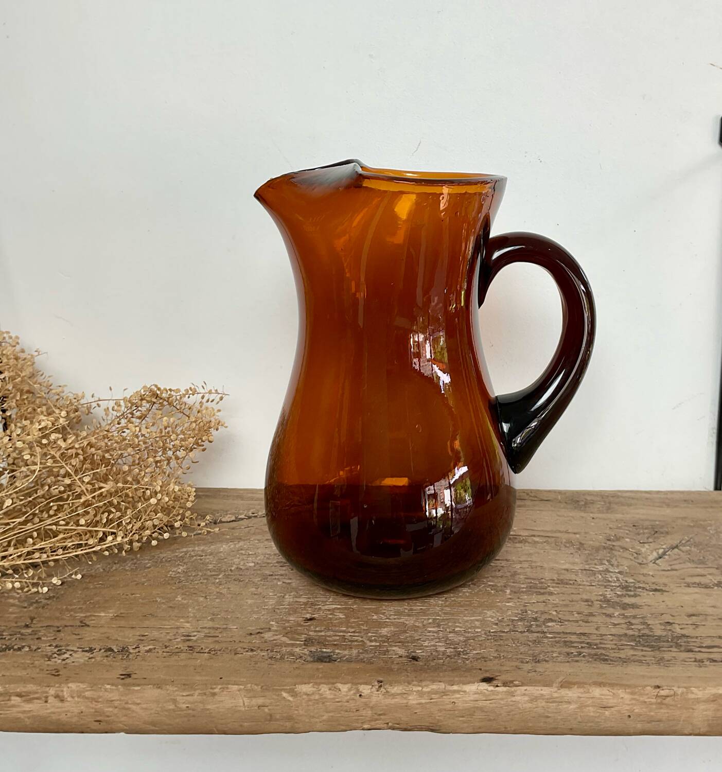 Pichet verre vintage