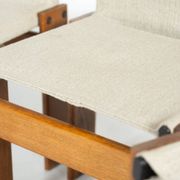 Set of 12 Monk dining chairs by Afra & Tobia Scarpa for Molteni, 1970s.