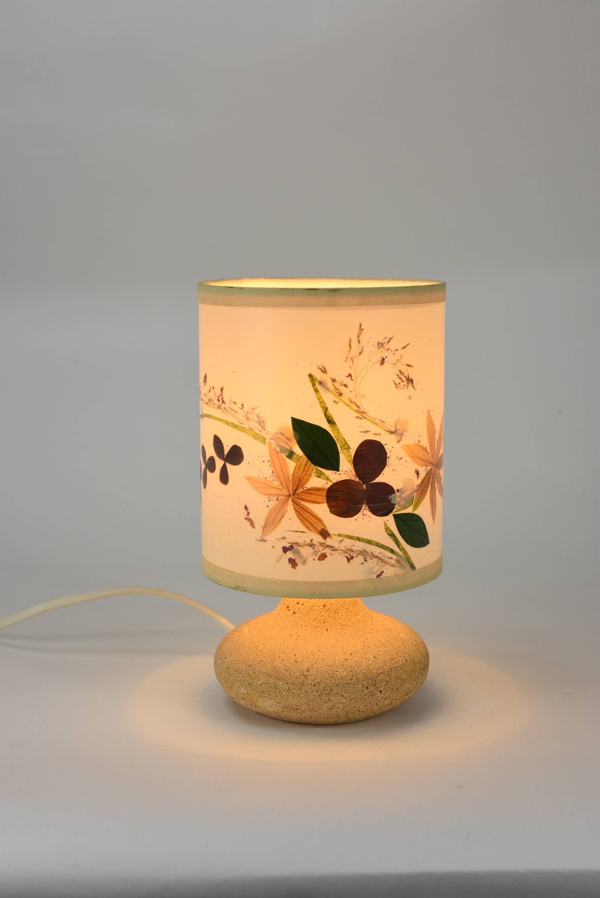 Small natural sandstone lamp