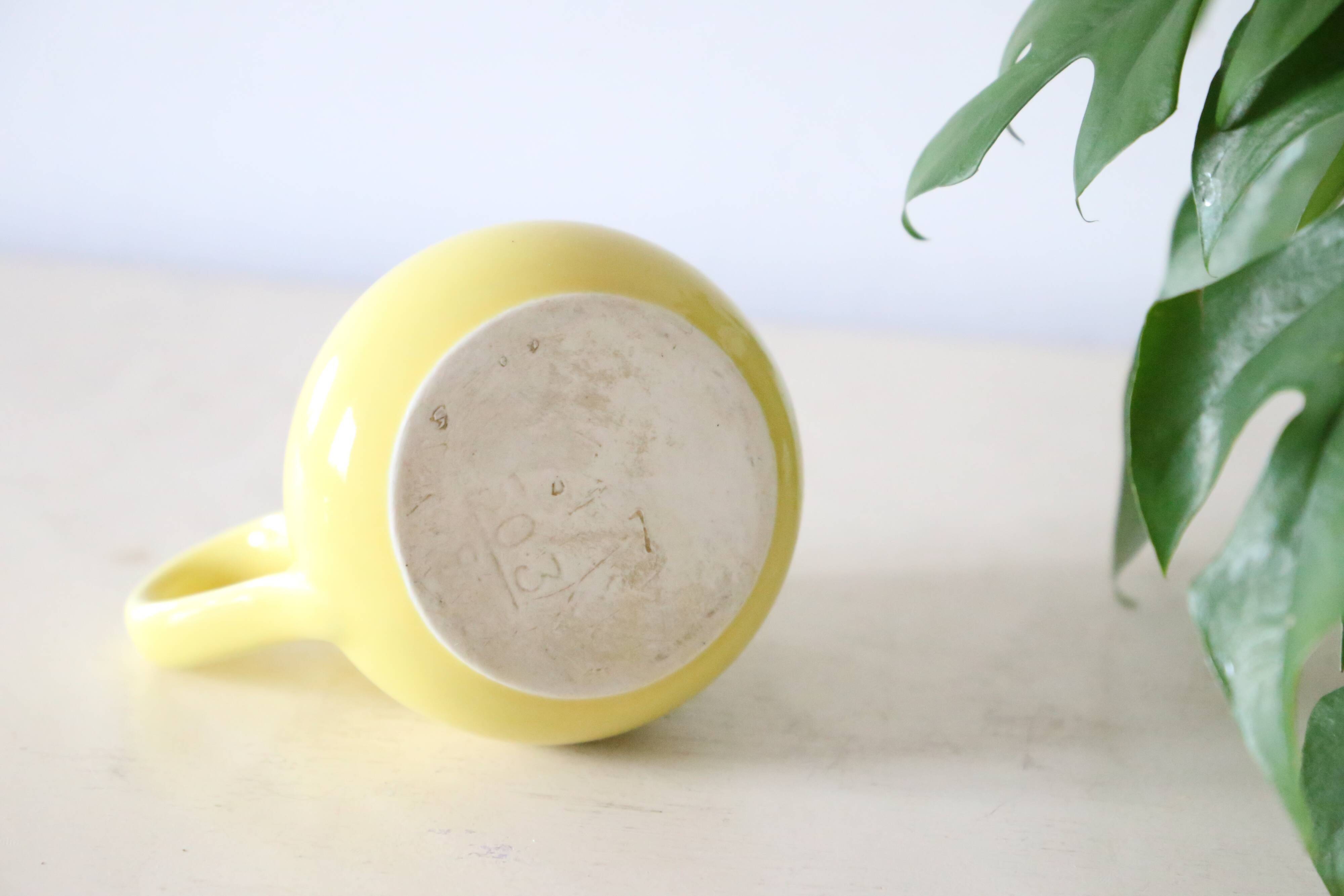 Ceramic creamer, vintage, France, 1950