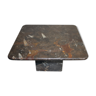 Vintage fossilised stone coffee table
