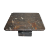 Table basse en pierre fossilisée vintage
