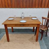 wooden table, kitchen or office