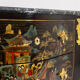 Commode sauteuse de style Louis XV en laque. Années 1950.