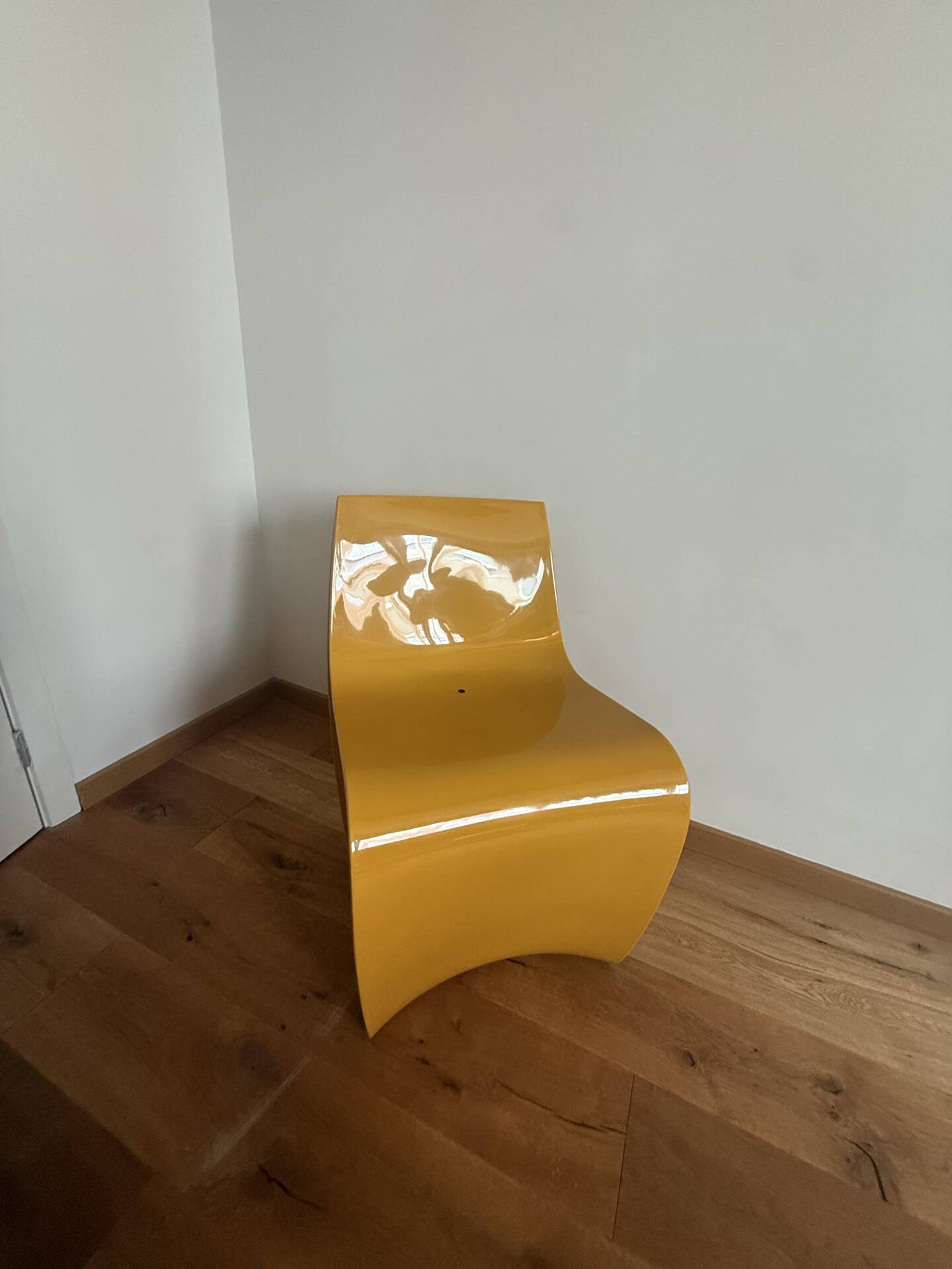 SIGN chair by Piergiorgio Cazzaniga for MDF Italia – Glossy yellow