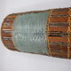Pair of wooden and glass slats sconces