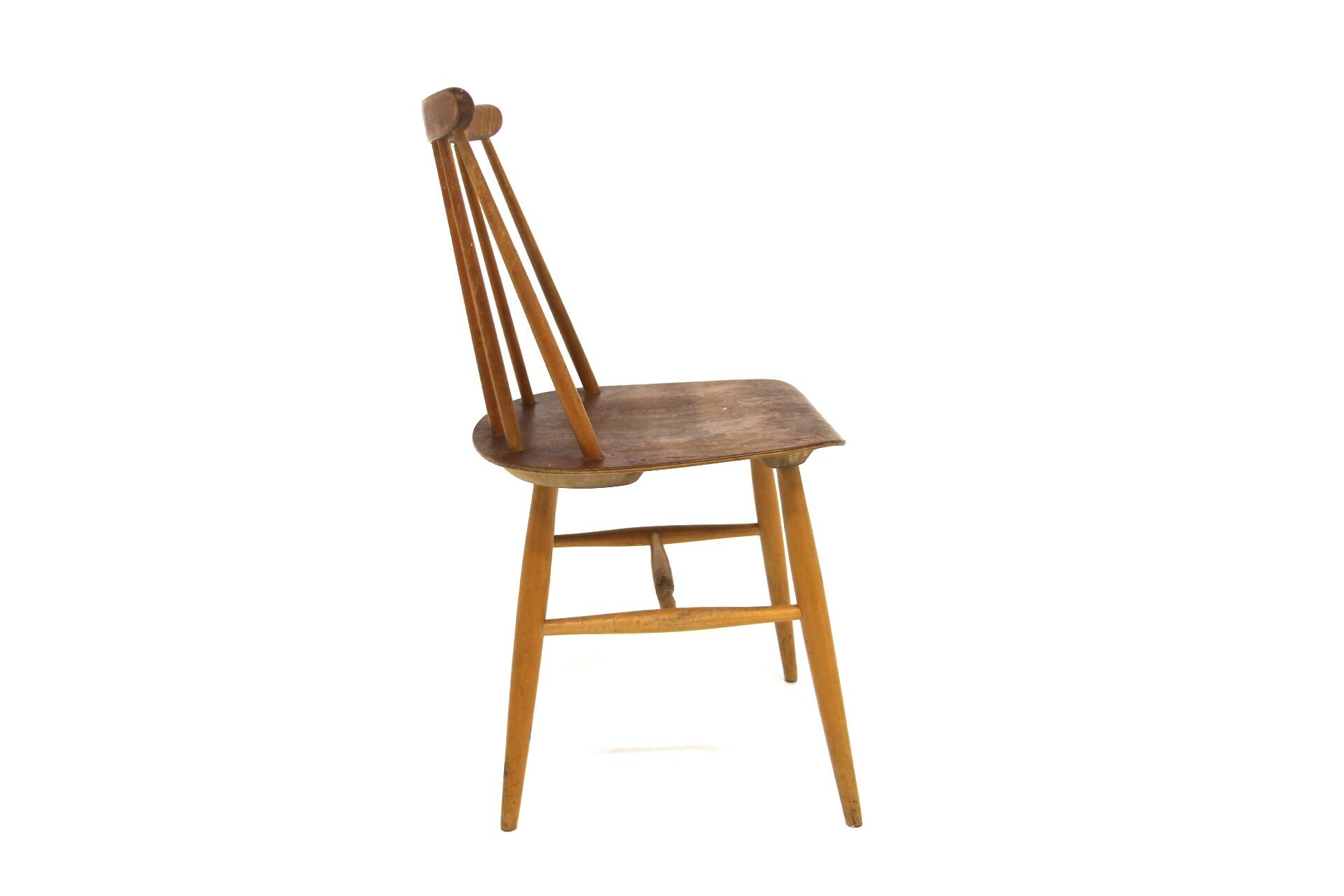 Chaise scandinave"pinnstol" Fanett par Ilmari Tapiovaara, Suède, 1960