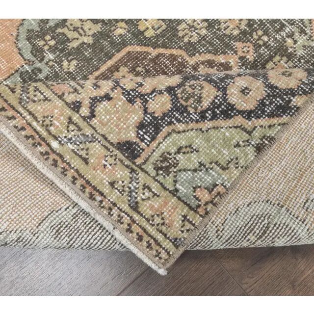 Turkish Oushak wool runner 91x305