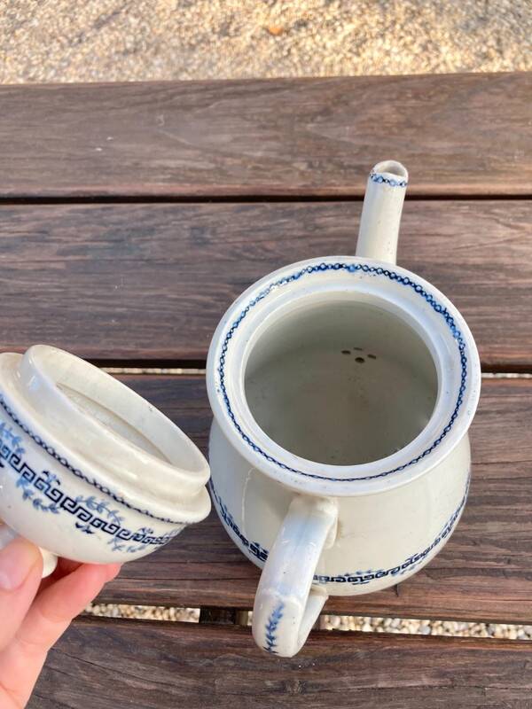 Cafetière / théière - Terre de fer Gien XIXe