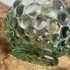 Glass candy box, embossed bubbles