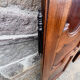 Old wardrobe door