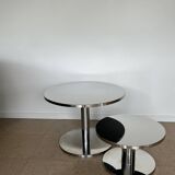 Ligne Roset 'Bobine' 27.5” & 20” Michael Koenig Table Set