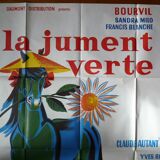 THE Green Mare - Original movie poster - Bourvil