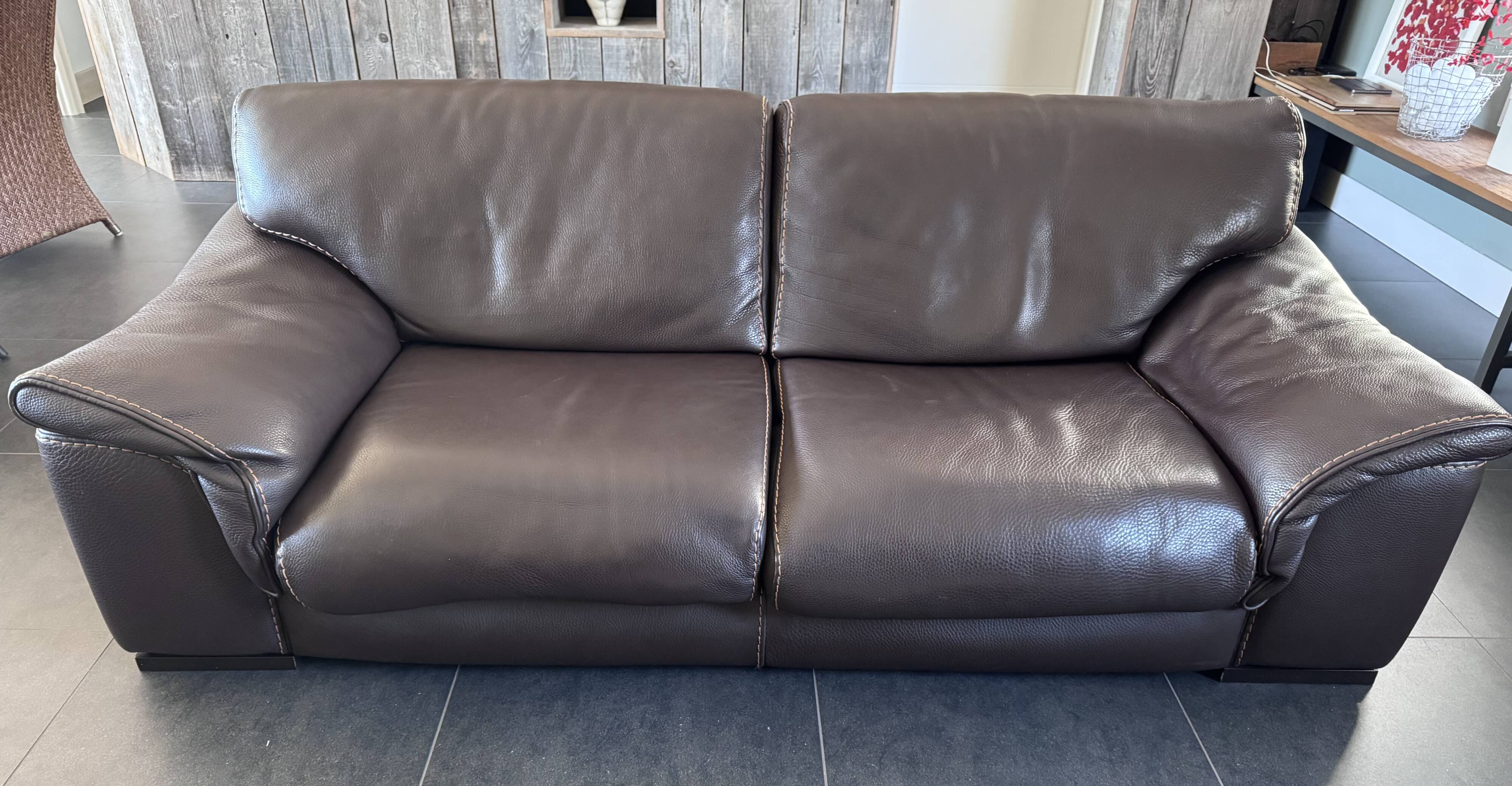 vintage leather sofa