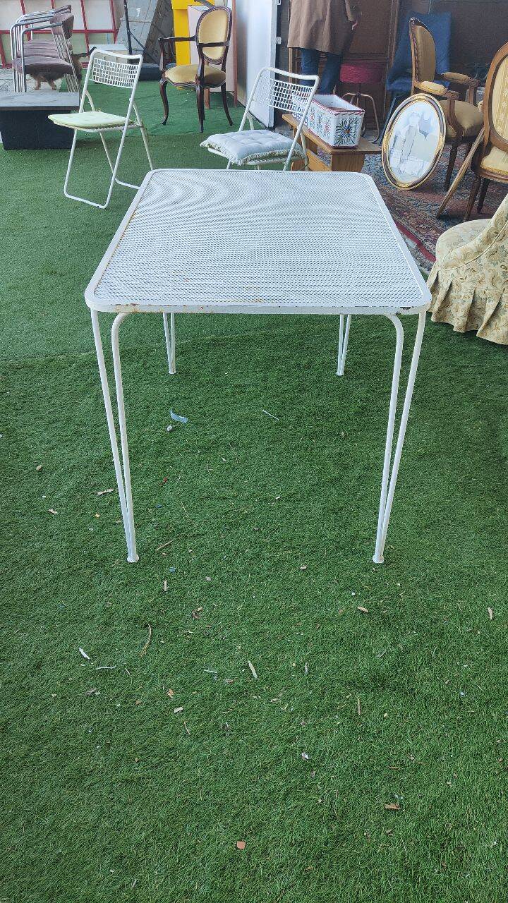 Table in the style of Mathieu Matégot, 1950s.