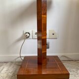 De Coene Art Deco floor lamp in marquetry