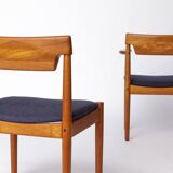 Set of 6 Vintage Danish Teak Chairs by Grete Jalk, 1960s | Reupholstered