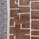 Handwoven natural wool rug 1.6/2.6 m
