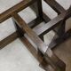Italian Wooden & Smoked Glass Coffee Table, 60s
