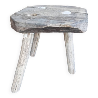 Old tripod milking stool