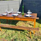 Solid pine farm table 180cm