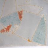 Georges FERRATO, Roussillon, 1991. Pencil and gouache, hand-signed