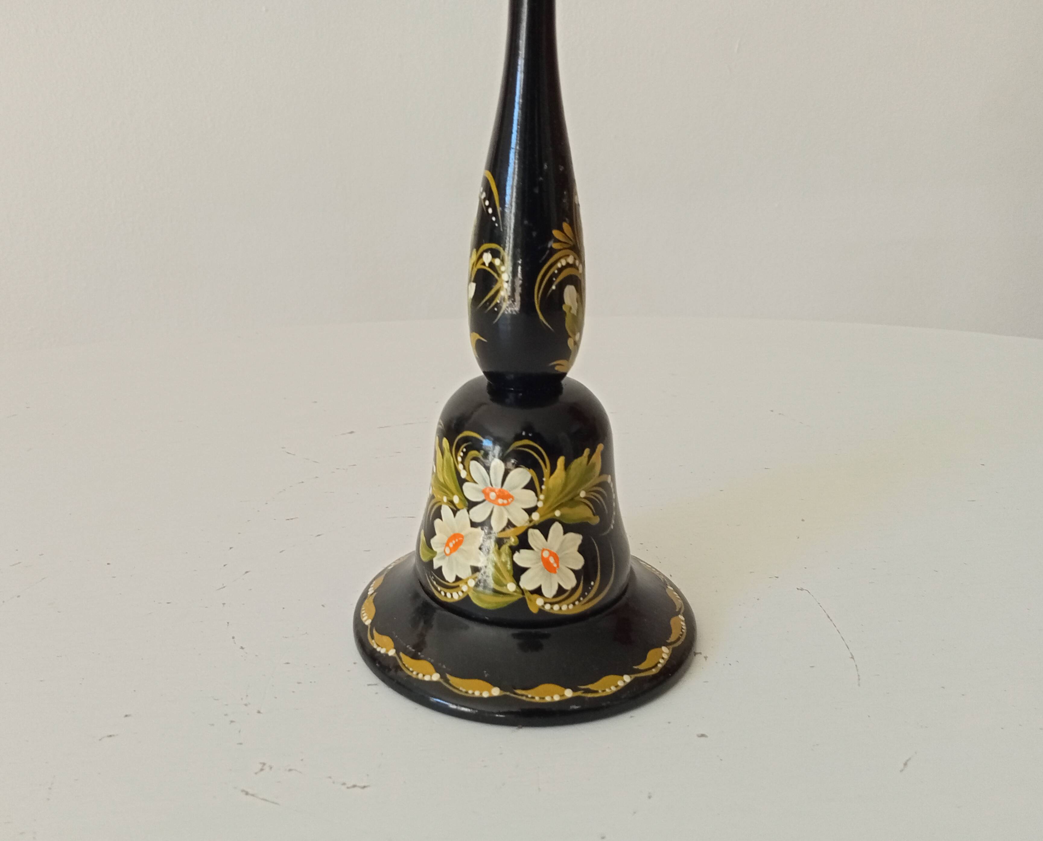 Vintage floral candle holder