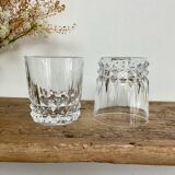 4 vintage whiskey glasses
