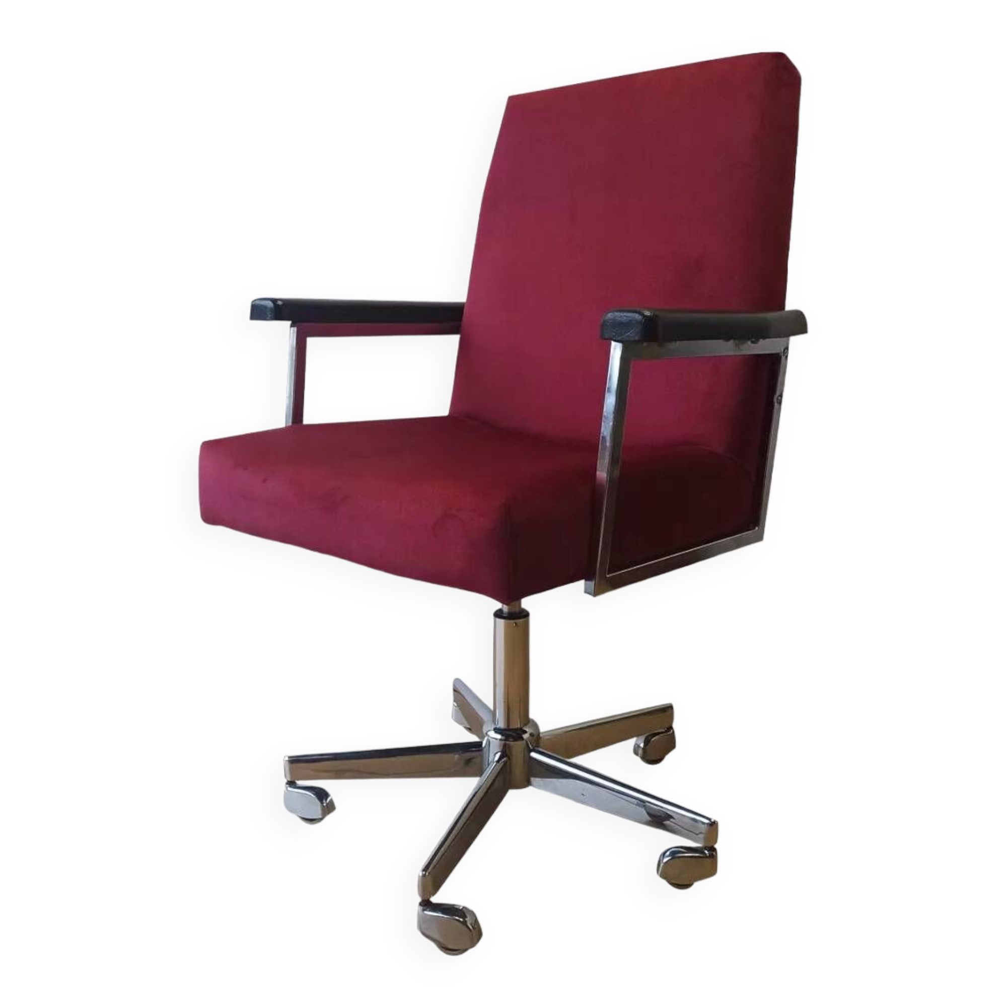 Unique cabinet swivel armchair from the 1960 .